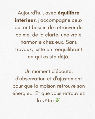 Retrouver un intérieur harmonieux et un bien-être chez soi en une séance